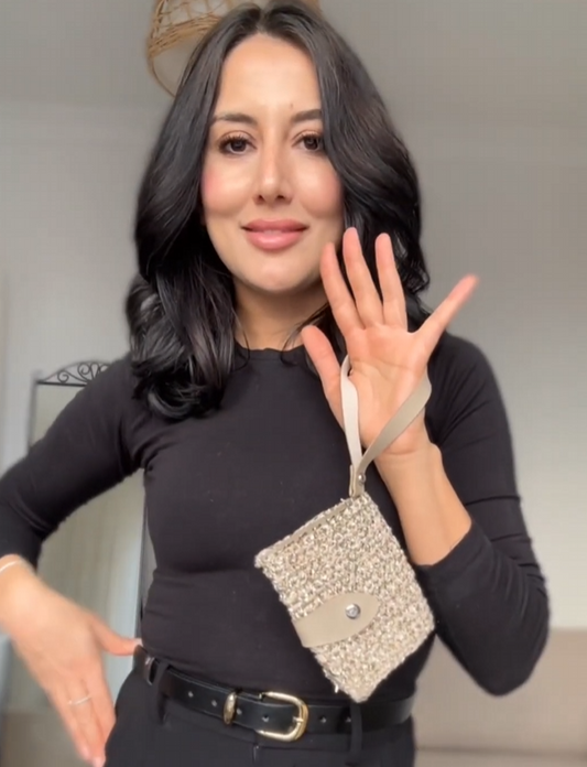 Sensy'nin Metalik İpi ve Doğal Pamuklu İpliklerini Kullanarak Güzel Bir Cüzdan Nasıl Yapılır