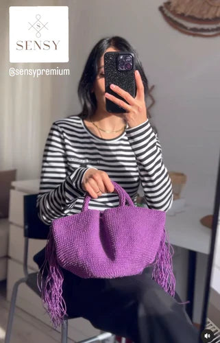 Sensy Chic & Easy İplik Kullanarak Bir El Çantası Nasıl Örülür