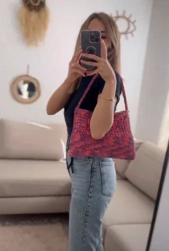 Çok Renkli Rafya Çanta Nasıl Yapılır