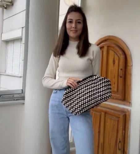 Zigzag Desenli Bir Çanta Örüyoruz