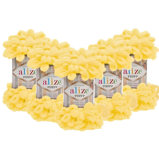 Alize Puffy 216 Sarı 5 Adet