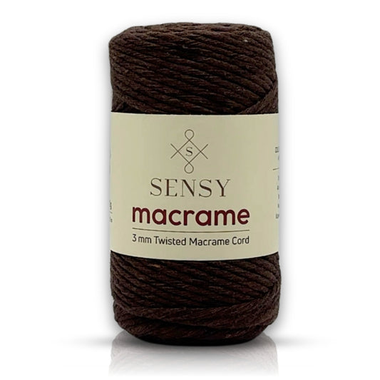 Sensy Premium Tek Büküm Pamuk Taranan Makrome İp