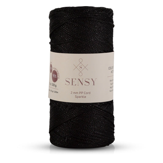 Sensy Premium 2 Mm Sparkle Simli Polyester Makrome İp
