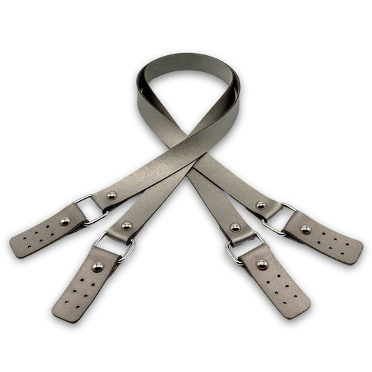 Uzun Çiftli Deri Çanta Sapı 80 Cm