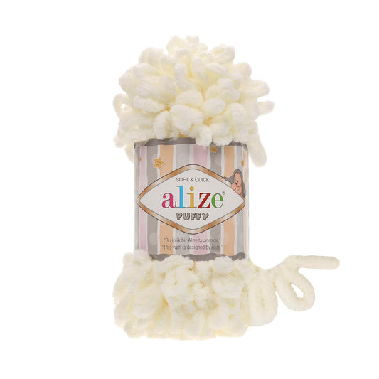 Alize Puffy 62 Açık Krem 5 Adet