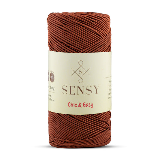 Sensy Premium Chic&Easy Slim Supra İpi Mumlu İp Pase İp Makrome İp
