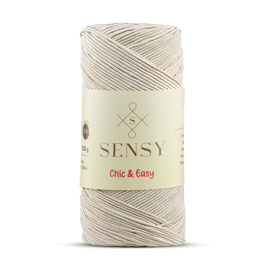 Sensy Premium Chic&Easy Slim Supra İpi Mumlu İp Pase İp Makrome İp