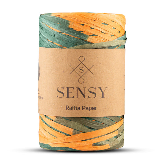 SENSY Premium Multi Çok Renkli 290 M Doğal Rafya İp
