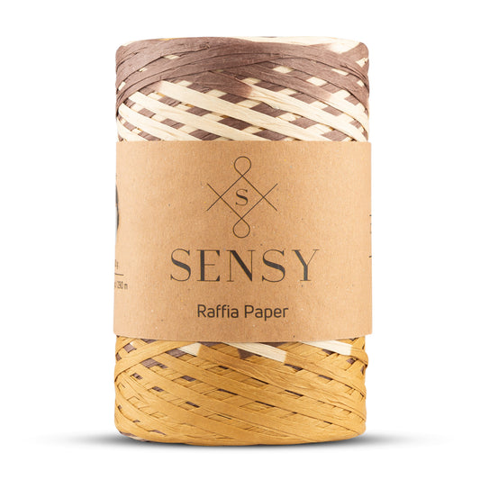 SENSY Premium Multi Çok Renkli 290 M Doğal Rafya İp