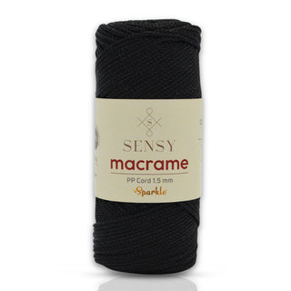 Sensy Premium 1.5 Mm Sparkle Simli Polyester Makrome İp