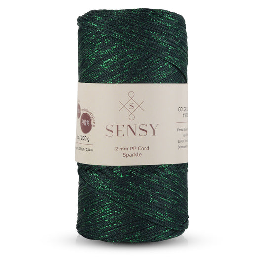 Sensy Premium 2 Mm Sparkle Simli Polyester Makrome İp