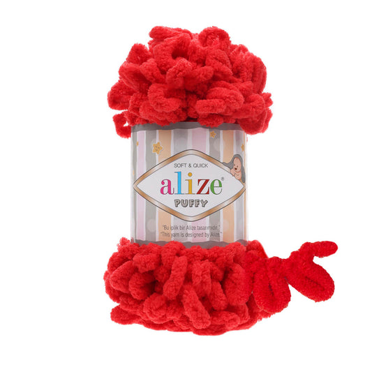 Alize Puffy 56 Kırmızı 5 Adet