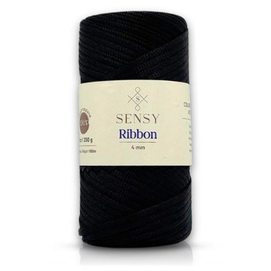 Sensy Premium Ribbon 4Mm Polyester Makrome İp