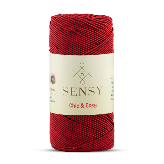Sensy Premium Chic&Easy Slim Supra İpi Mumlu İp Pase İp Makrome İp