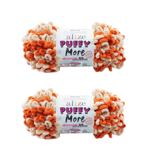 2 Adet Puffy More El Örgü İpliği (2 x 150 Gram) 6538