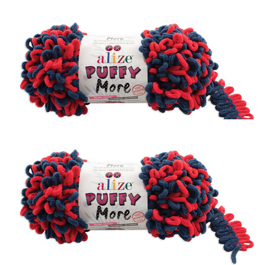 2 Adet Puffy More El Örgü İpliği (2 x 150 Gram) 6551