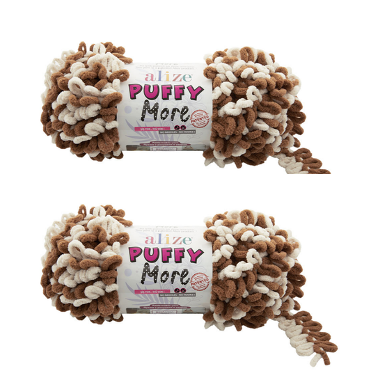 2 Adet Puffy More El Örgü İpliği (2 x 150 Gram) 6563