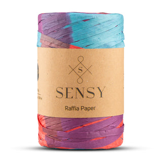 SENSY Premium Multi Çok Renkli 290 M Doğal Rafya İp