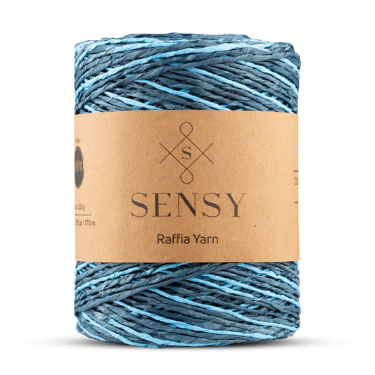 SENSY Premium Multi Çok Renkli 170 M Doğal Kağıt İp