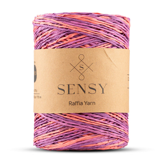 SENSY Premium Multi Çok Renkli 170 M Doğal Kağıt İp