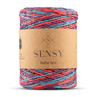 SENSY Premium Multi Çok Renkli 170 M Doğal Kağıt İp